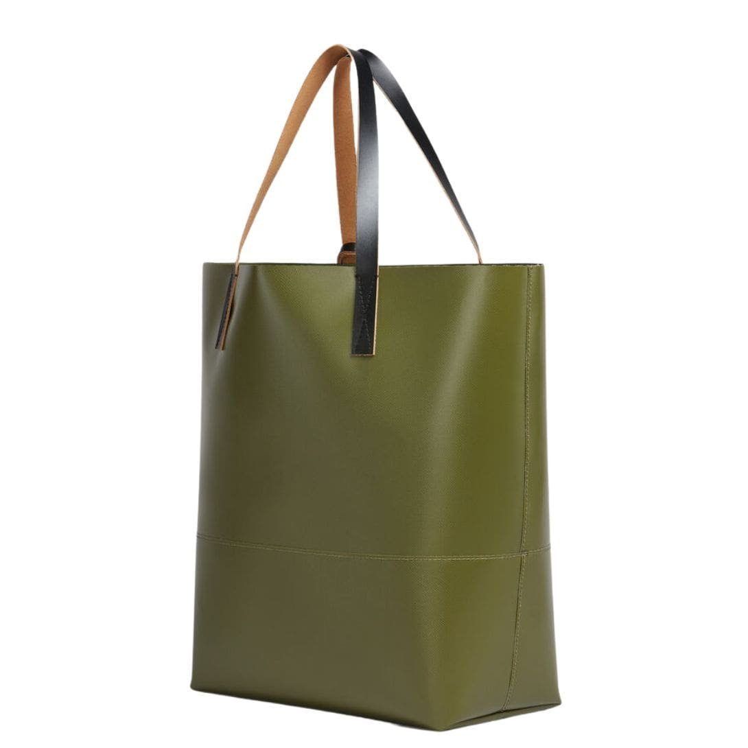 MARNI GREEN OPEN SHOPPER WITH MARNI TAG - Image 4