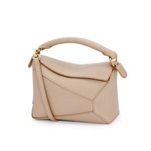 LOEWE MINI PUZZLE BAG IN SOFT GRAINED CALFSKIN