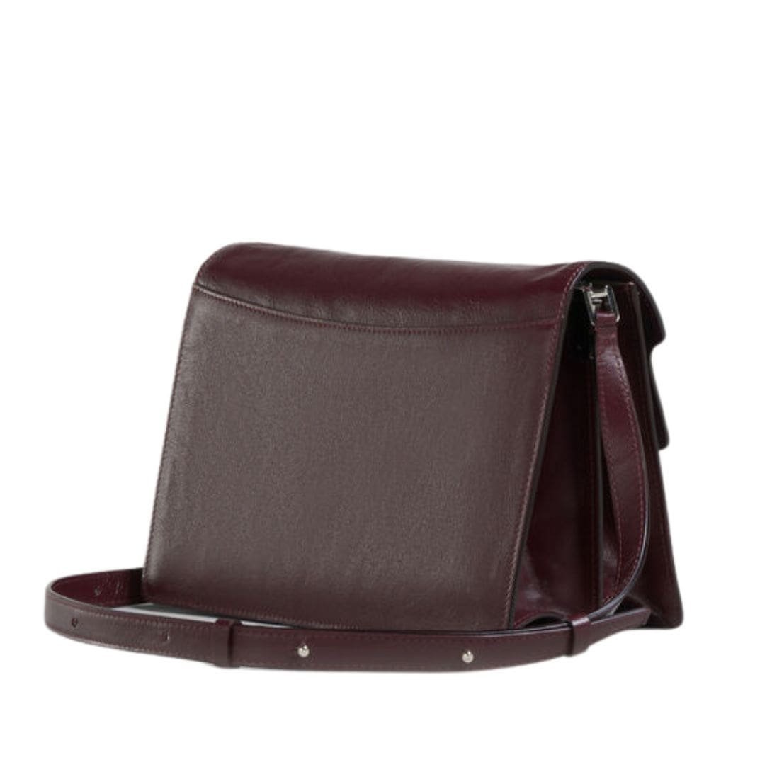 MARNI TRUNK SOFT LARGE BAG IN RED LEATHER - Image 3