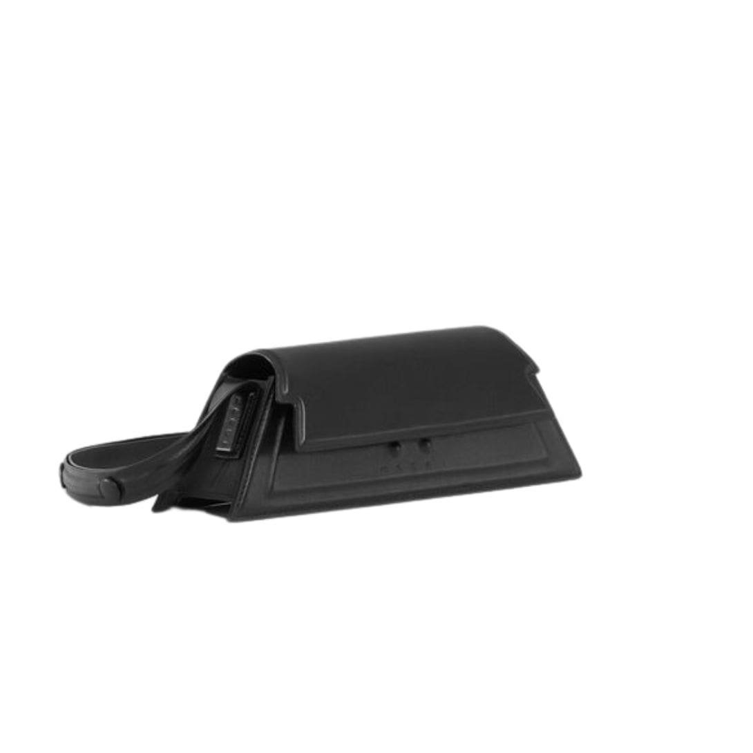 MARNI MINI TRUNKOISE BAG IN SMOOTH BLACK LEATHER - Image 3