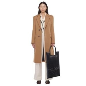 MCM X-LARGE AREN FOLD TOTE IN MEGA LAUREL LEATHER BLACK