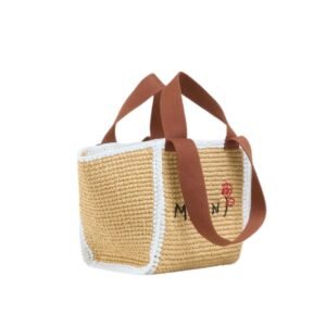 MARNI NATURAL MACRAMÉ SILLO SMALL SHOPPER