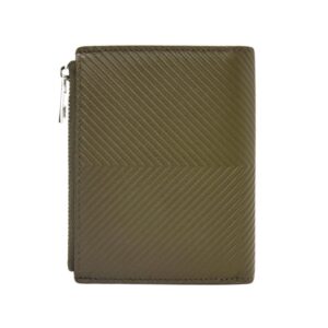 LOEWE SLIM COMPACT WALLET IN CLASSIC TEXTURED CALFSKIN