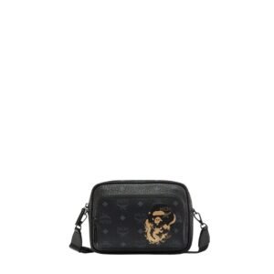 MCM X BAPE AREN CROSSBODY IN VISETOS BLACK