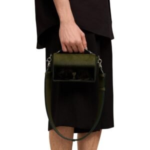 AMI DE COEUR LUNCH BOX BAG IN DARK OLIVE GREEN