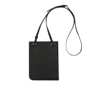 VALEXTRA SOFT V CROSSBODY PHONE POUCH