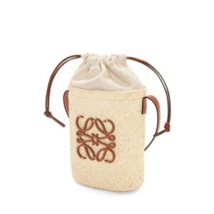 LOEWE SQUARE POCKET IN WRATH PALM AND CALFSKIN