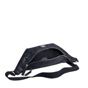 MCM MEDIUM FURSTEN BELT BAG IN VISETOS BLACK