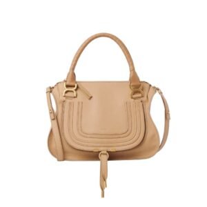 CHLOE MARCIE DOUBLE CARRY BAG MILKY BROWN