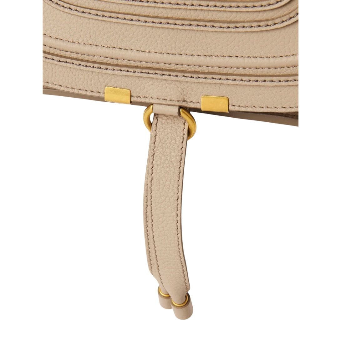 CHLOE MARCIE DOUBLE CARRY BAG FLORAL GREY - Image 2