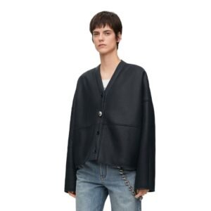 LOEWE SHEARLING CARDIGAN