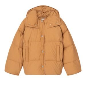 NANUSHKA JOLYN TECH POPLIN PUFFER JACKET BISCUIT