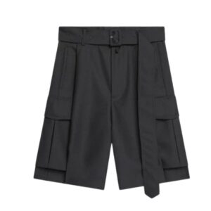 DRIES VAN NOTEN WIDE BELTED PANTS