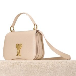 AMI MINI PARIS PARIS BAG IN NUDE PINK