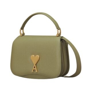 AMI MINI PARIS PARIS BAG IN OLIVE