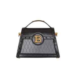 BALMAIN JOLIE MADAME MEDIUM BAG IN CALFSKIN BLACK