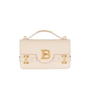 BALMAIN SMOOTH LEATHER B-BUZZ 24 BAG