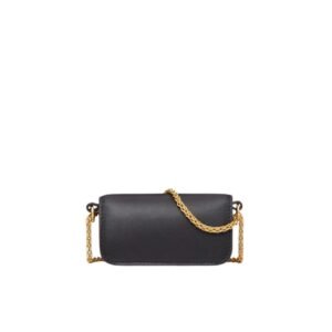 VALENTINO GARAVANI LOCÒ MICRO BAG IN CALFSKIN LEATHER WITH CHAIN