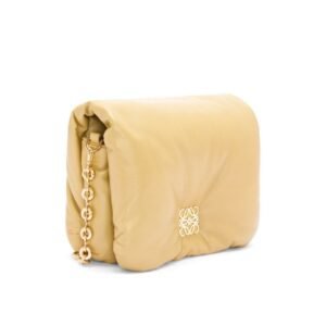 LOEWE GOYA PUFFER BAG IN SHINY LAMBSKIN