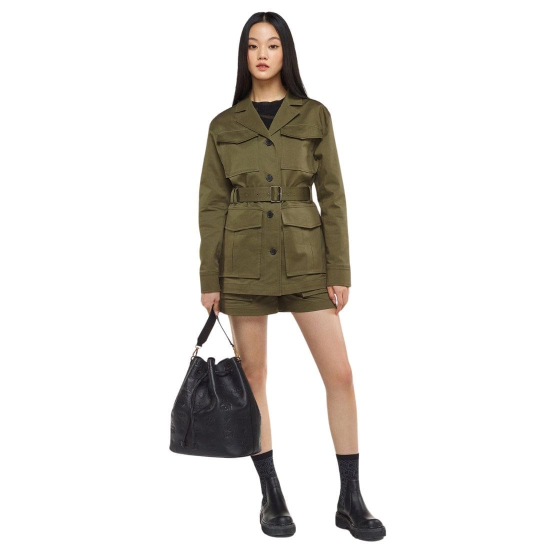 MCM LARGE DESSAU DRAWSTRING IN EMBOSSED MONOGRAM LEATHER BLACK - Image 5