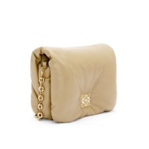 LOEWE GOYA PUFFER BAG IN SHINY LAMBSKIN