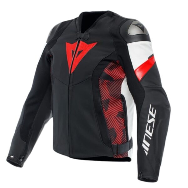 DAINESE AVRO 5 LEATHER JACKET RED