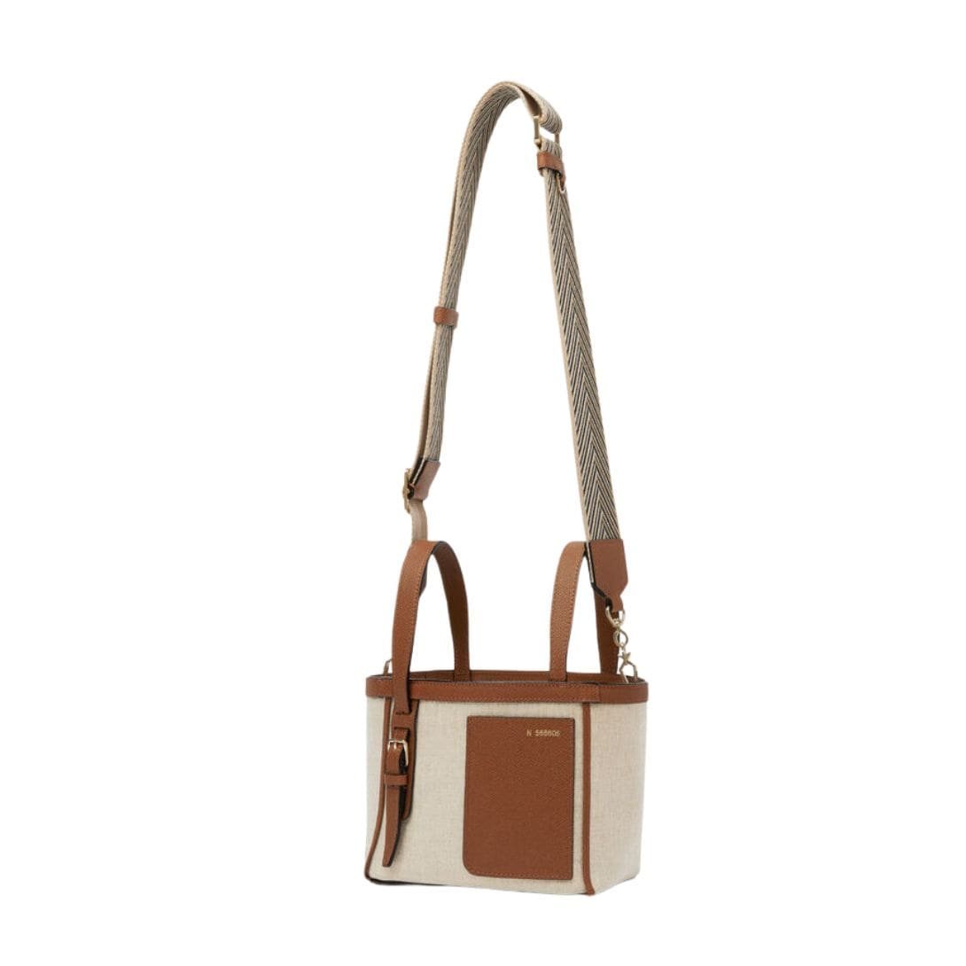 VALEXTRA SOFT CANVAS BUCKET MICRO BAG - Image 5
