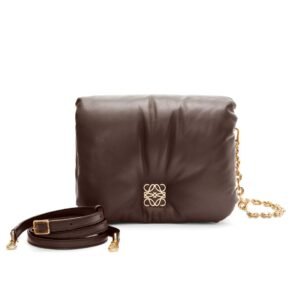 LOEWE GOYA PUFFER BAG IN SHINY LAMBSKIN