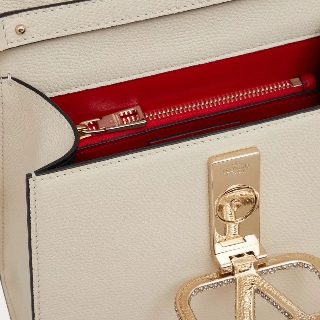 VALENTINO GARAVANI SMALL VSLING HANDBAG WITH JEWEL EMBROIDERY - Image 7