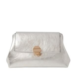 CHLOE PENELOPE CLUTCH SILVER