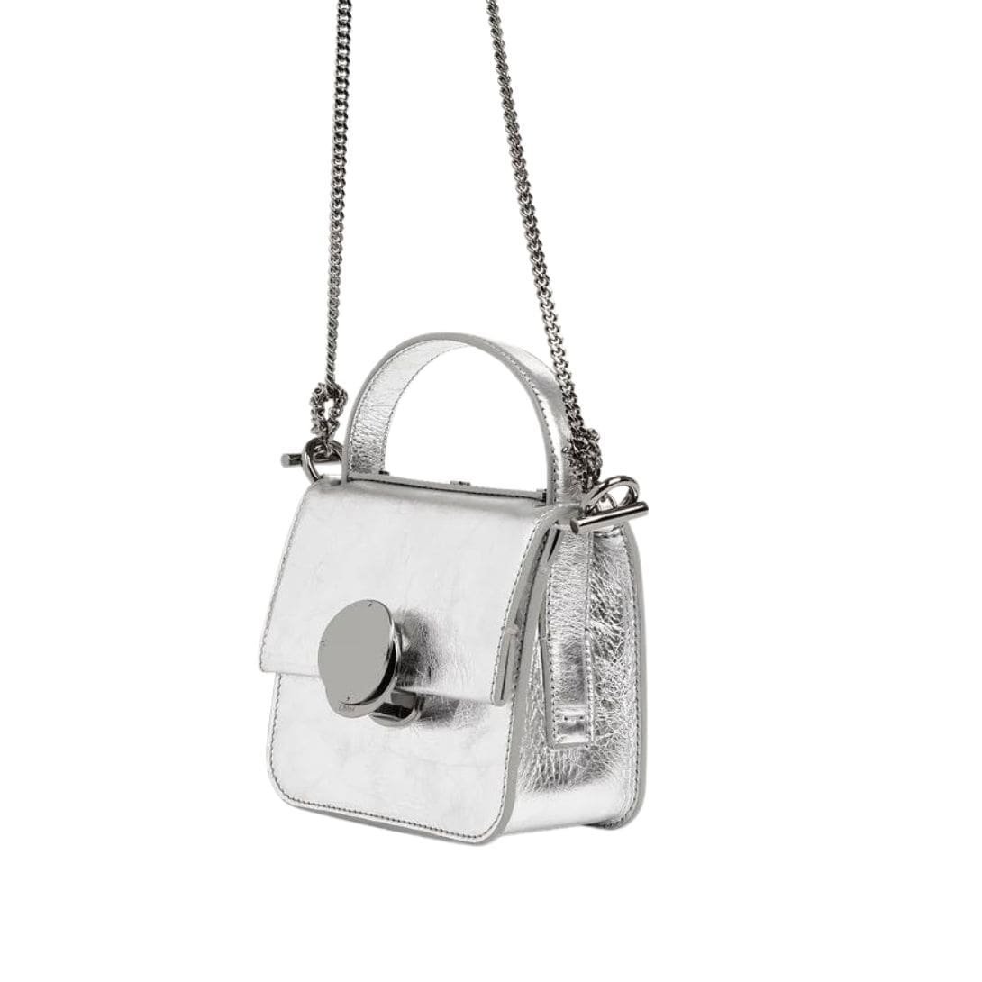 CHLOE PENELOPE MICRO FLAP BAG SILVER - Image 6