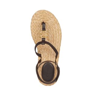 GIVENCHY 4G LIQUID SANDALS IN RAFFIA