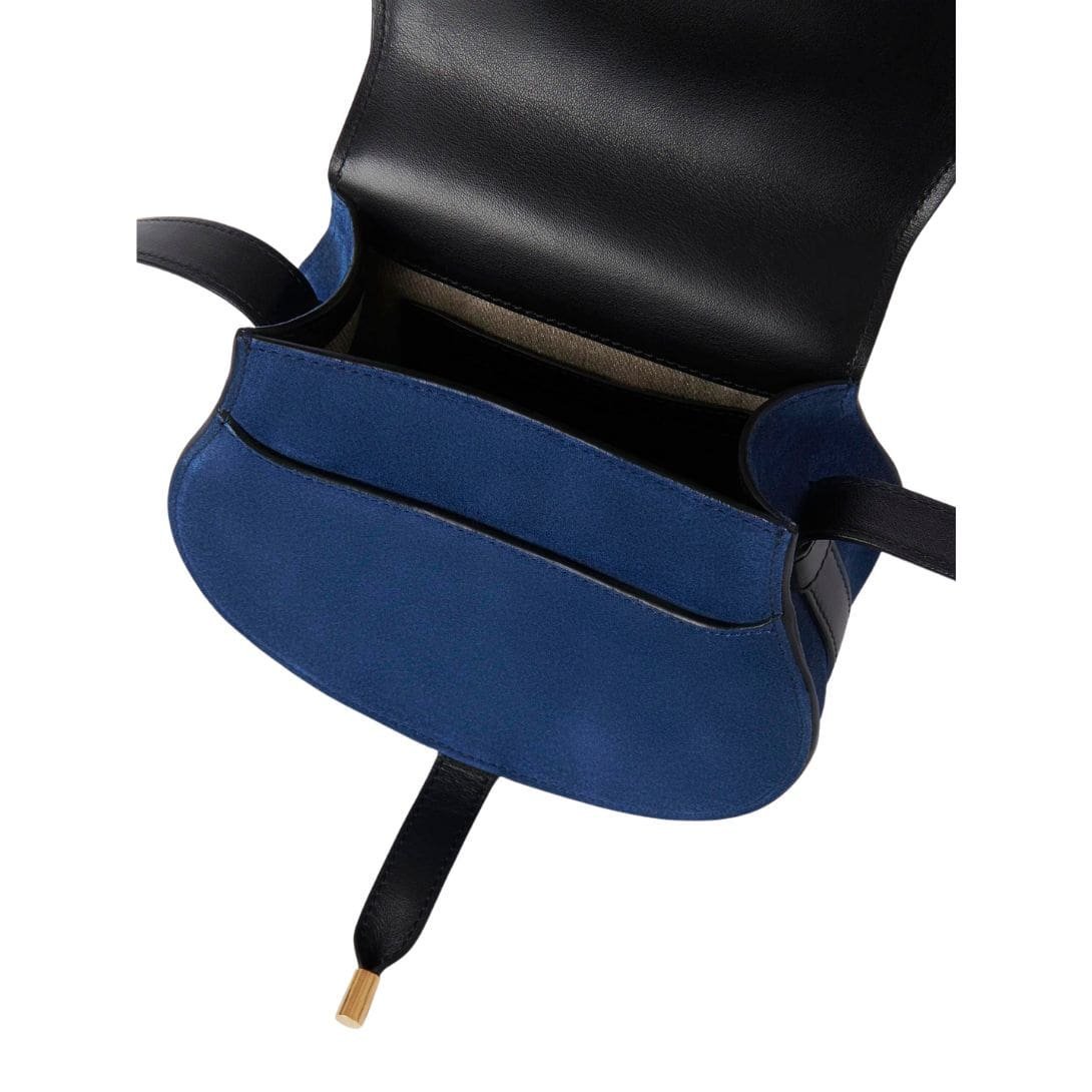 CHLOE MARCIE MEDIUM SADDLE BAG DEEP DENIM - Image 2