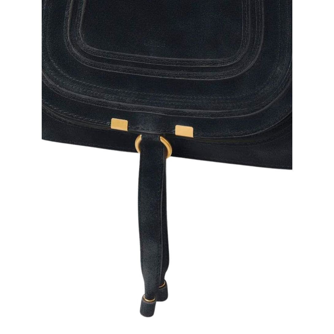 CHLOE MARCIE DOUBLE CARRY BAG MIDNIGHT BLUE - Image 5