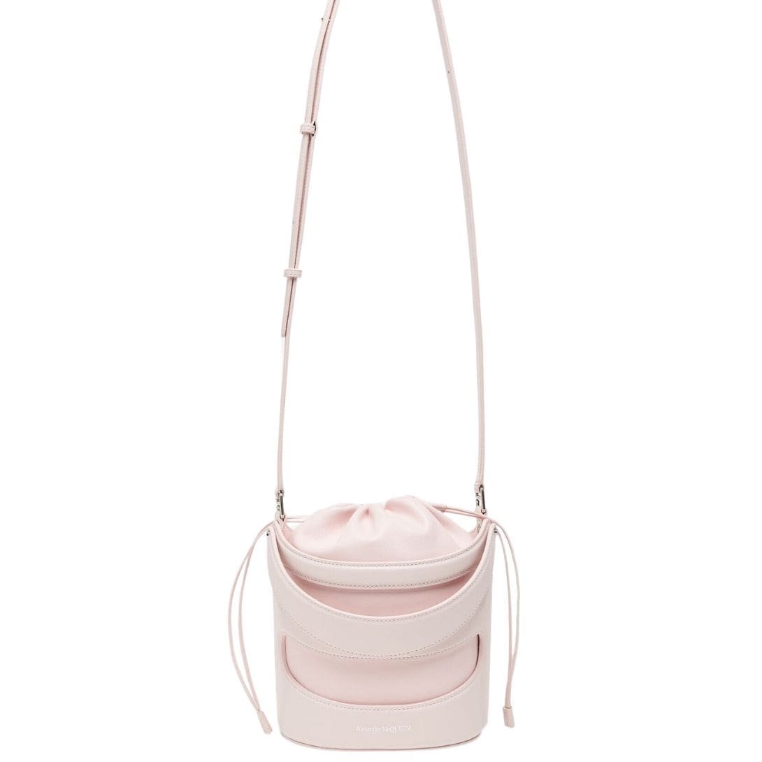 ALEXANDER MCQUEEN WOMEN'S THE RISE BUCKET IN VENUS PINK - Image 5