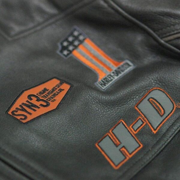 HARLEY DAVIDSON MEN'S SCREAMING EAGLE LEATHER JACKET - Image 3