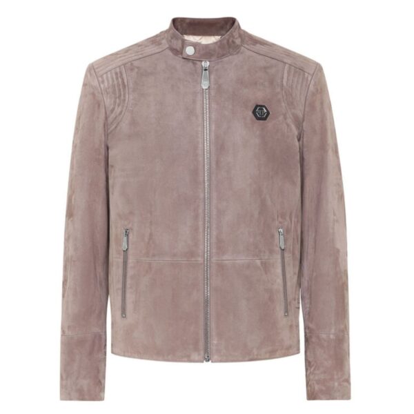 PHILIPP PLEIN SUEDE PADDED JACKET