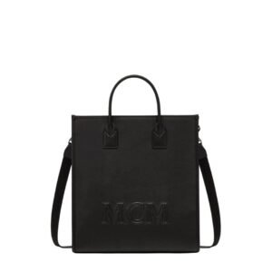 MCM MEDIUM KLASSIK TOTE IN SPANISH CALF LEATHER BLACK
