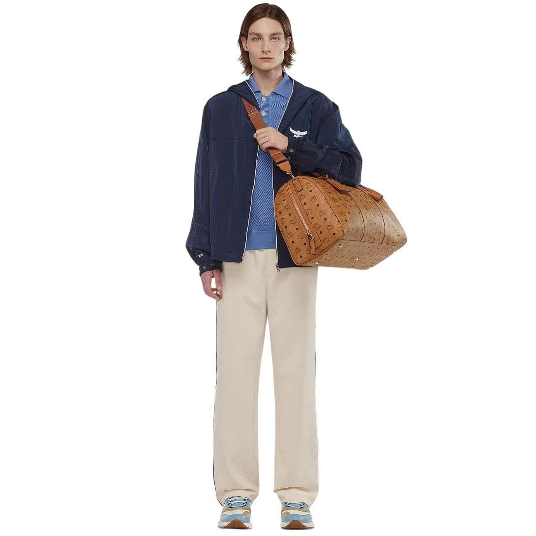 MCM OTTOMAR WEEKENDER BAG IN VISETOS COGNAC - Image 6