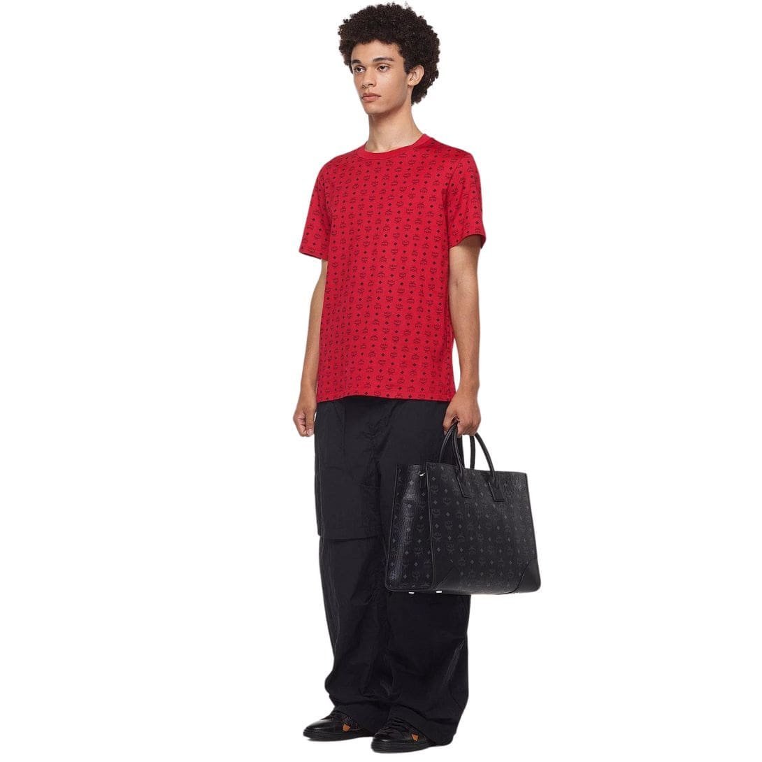 MCM X- LARGE MUNCHEN TOTE IN VISETOS BLACK - Image 6