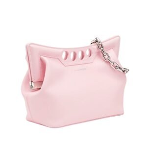 ALEXANDER MCQUEEN WOMENS THE PEAK BAG SMALL IN NEW PINK