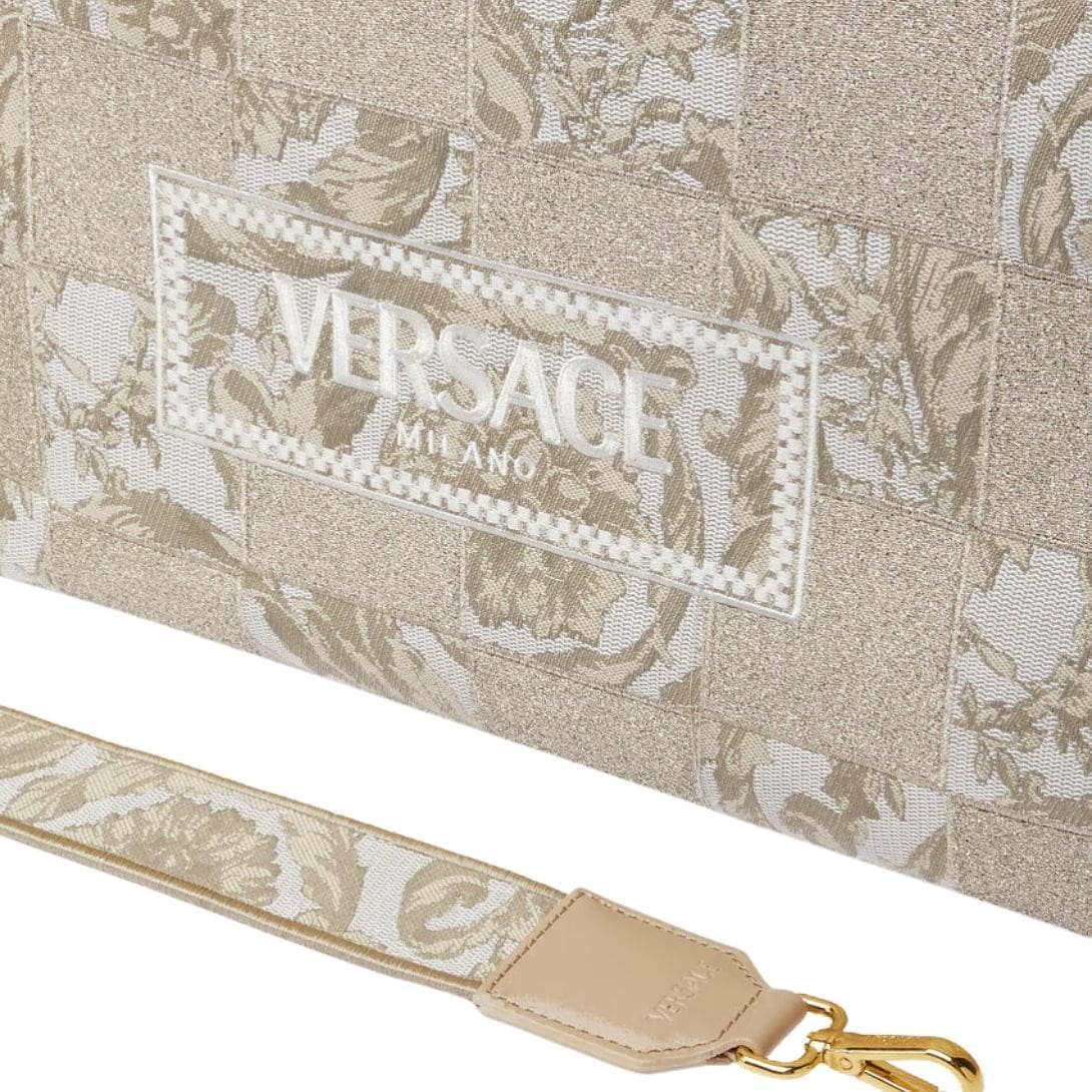 VERSACE CONTRASTO ATHENA TOTE BAG - Image 4