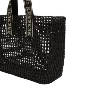 PALM ANGELS RAFFIA TOTE BAG