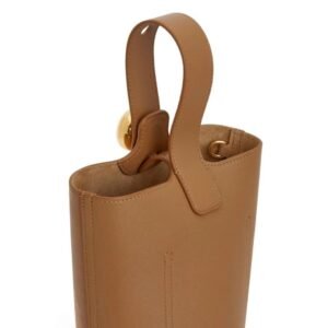 LOEWE PEBBLE MINI BUCKET BAG IN SOFT CALFSKIN