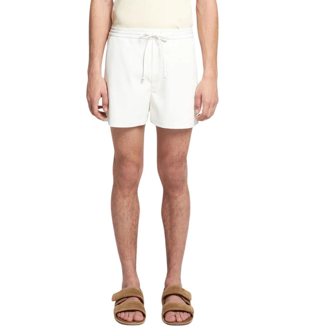 NANUSHKA AMIL OKOBOR ALT-LEATHER SHORTS WHITE - Image 5