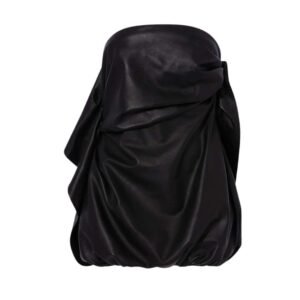 THE ATTICO BLACK MINI DRESS