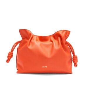 LOEWE FLAMENCO CLUTCH BAG IN CALFSKIN NAPPA