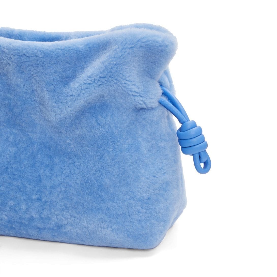 LOEWE BORSA FLAMENCO CLUTCH IN SHEARLING - Image 4