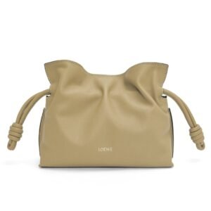 LOEWE MINI FLAMENCO CLUTCH BAG IN CALFSKIN NAPPA