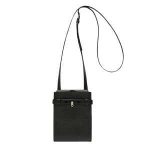 VALEXTRA BRERA B-TRACOLLINA SLIM CROSSBODY MICRO BAG